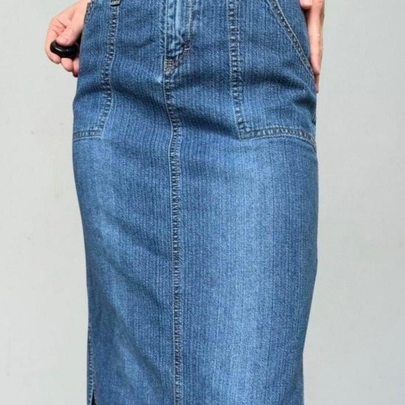 Union Bay Denim Midi/Maxi Skirt Size S - Picture 5 of 5